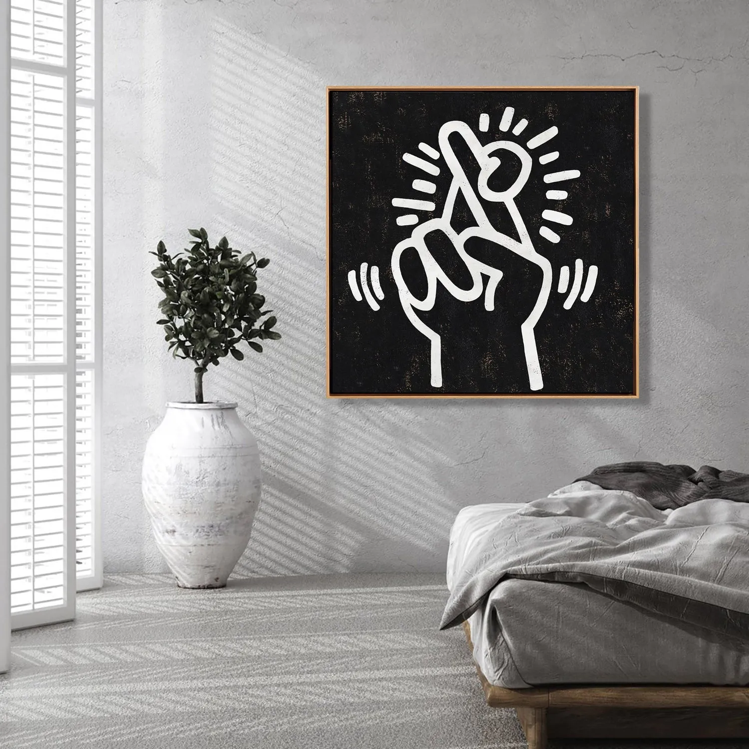 Abstract Dancing Man Painting H311SR