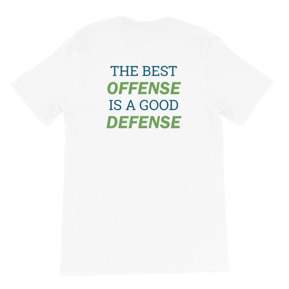 ACD Logo "The Best Offense is a Good Defense" Unisex T-Shirt