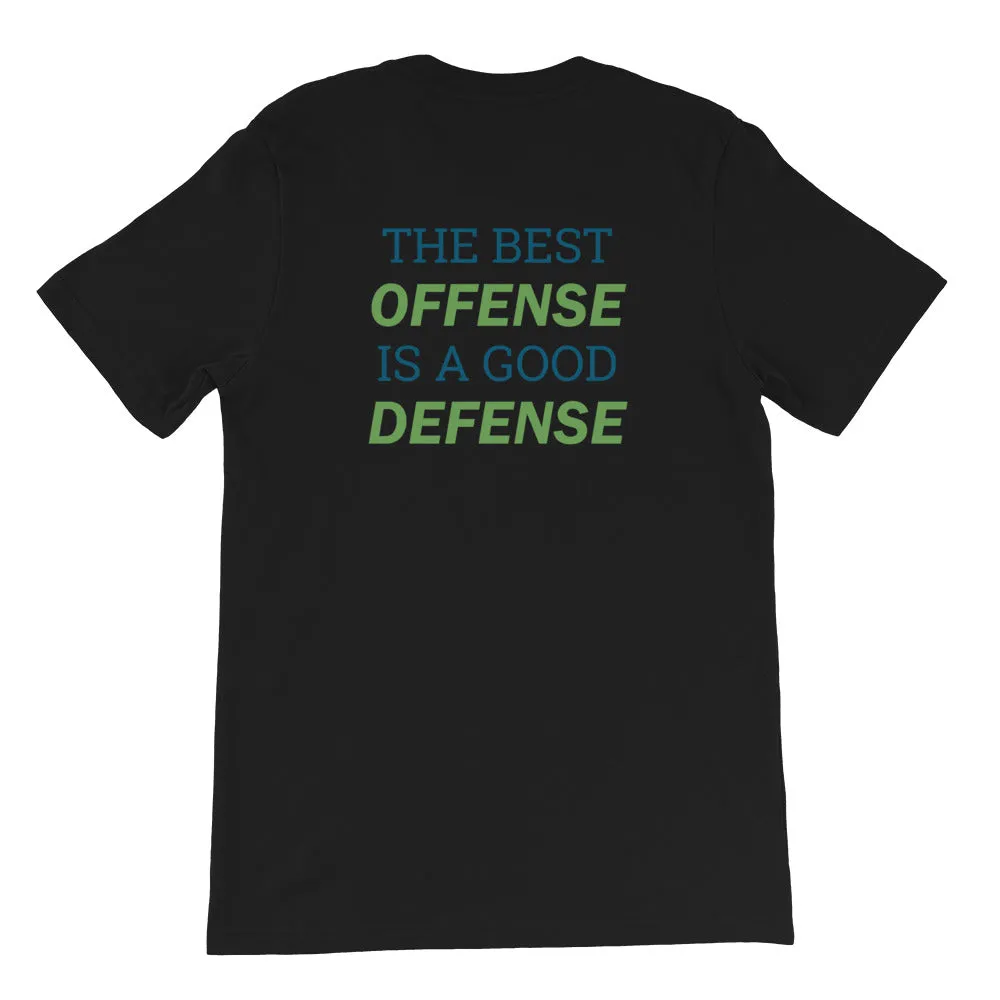 ACD Logo "The Best Offense is a Good Defense" Unisex T-Shirt