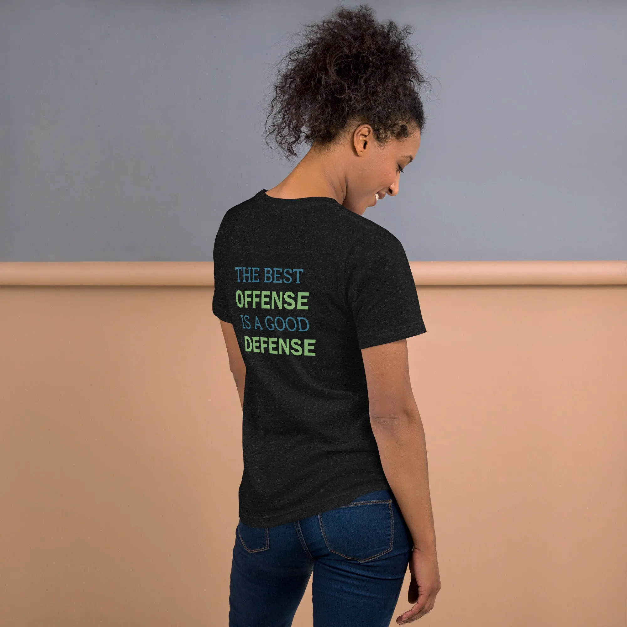 ACD Logo "The Best Offense is a Good Defense" Unisex T-Shirt