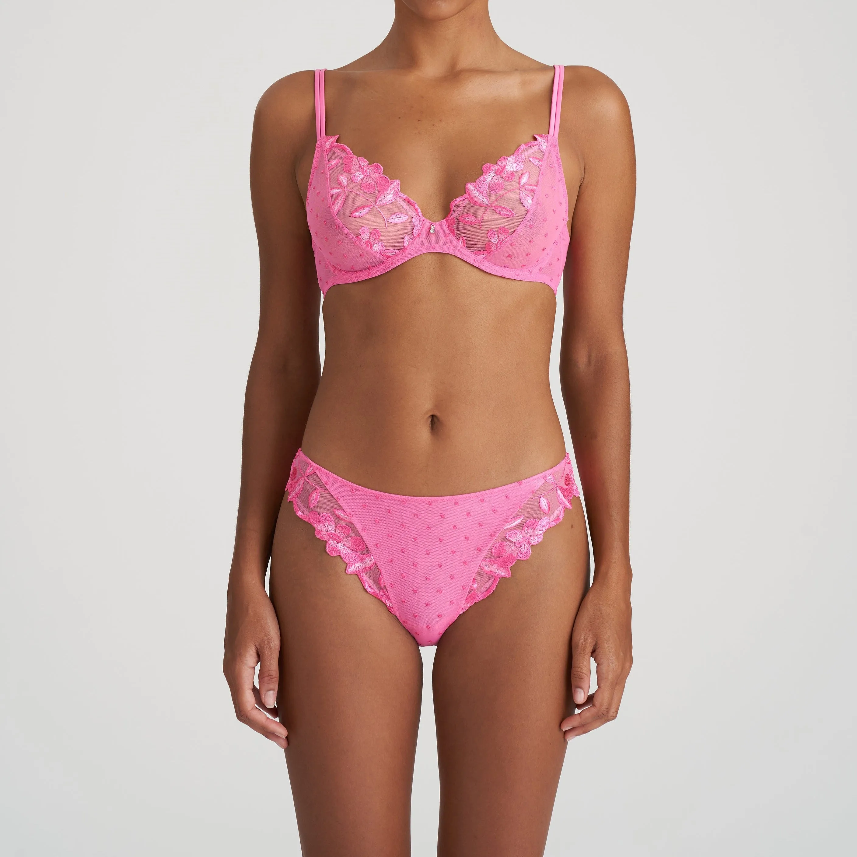 Agnes Italian Brief In Paradise Pink - Marie Jo