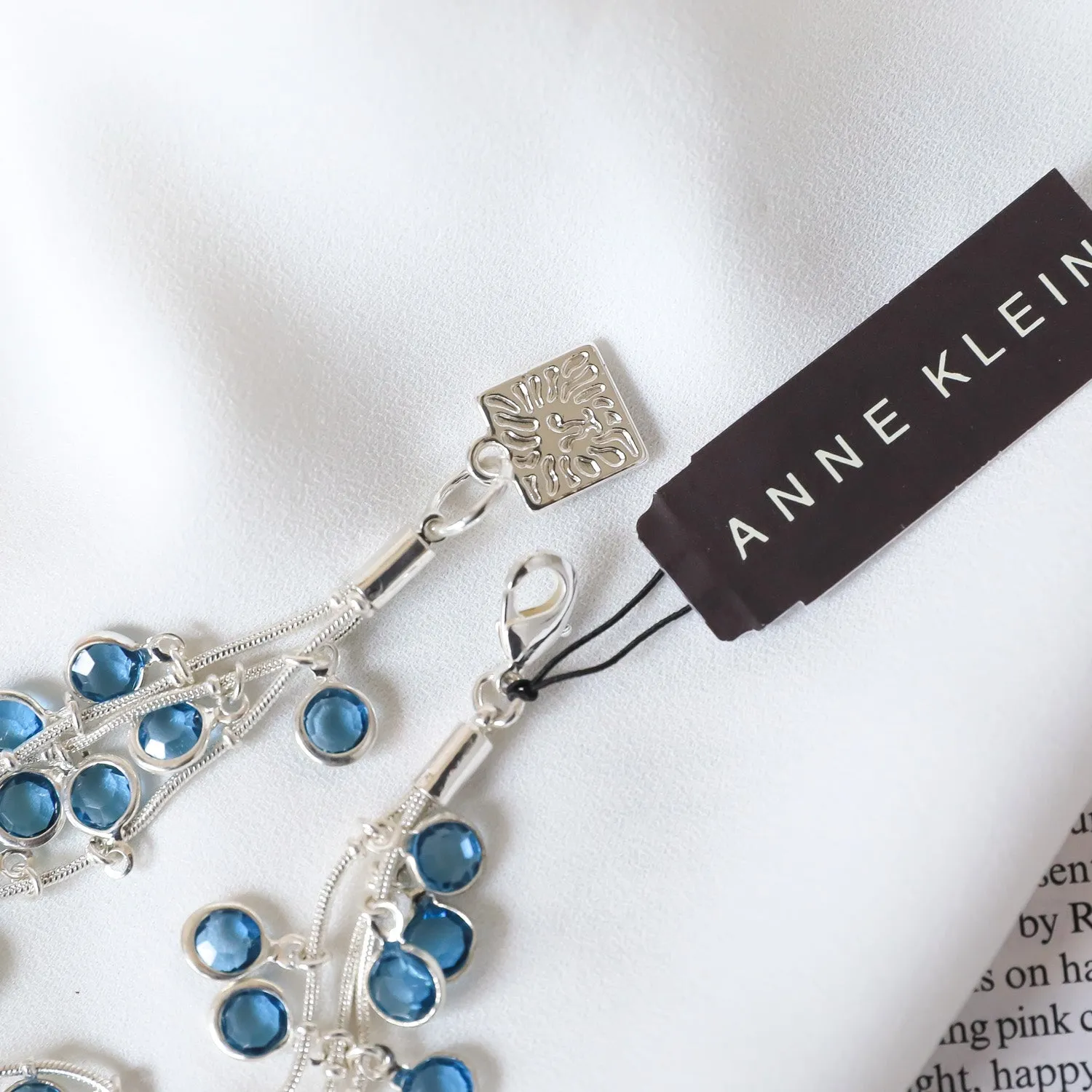 AK simple blue crystals bracelet