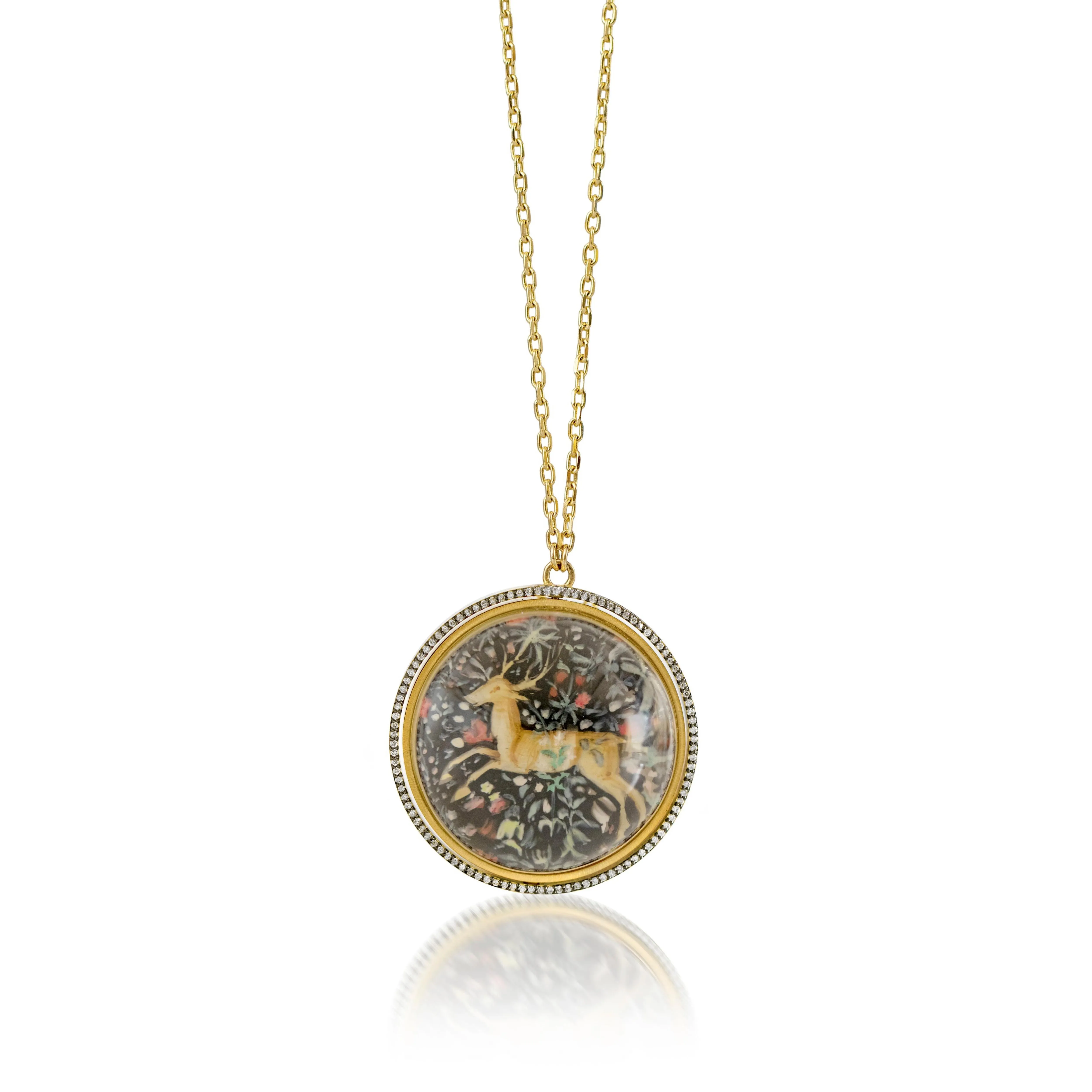 Alchemy Spinning Orb Pendant Necklace