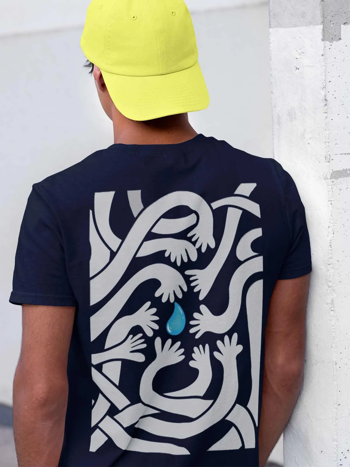 All for Aqua | Backprint T shirt