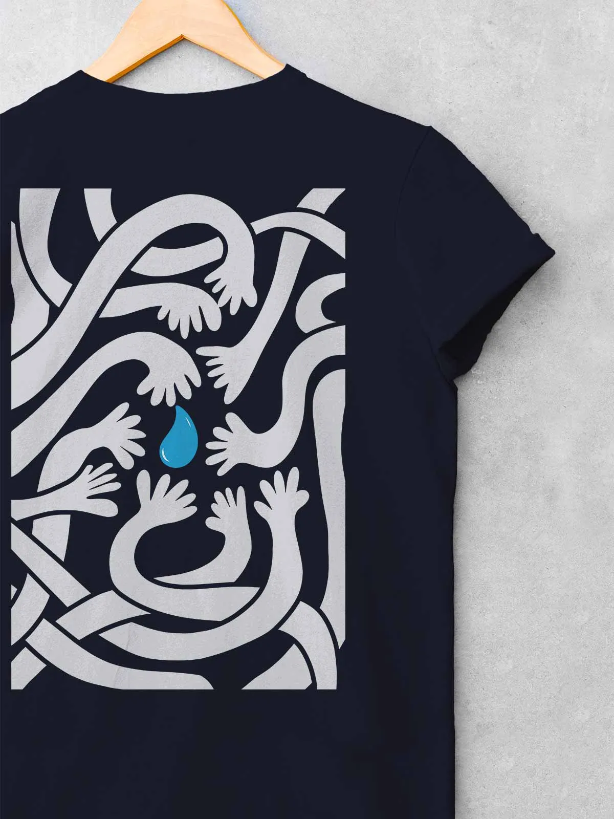 All for Aqua | Backprint T shirt