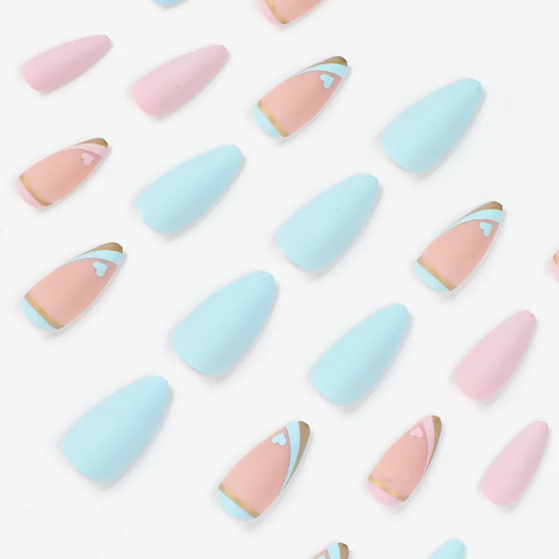 Almond macaron pink mint matte