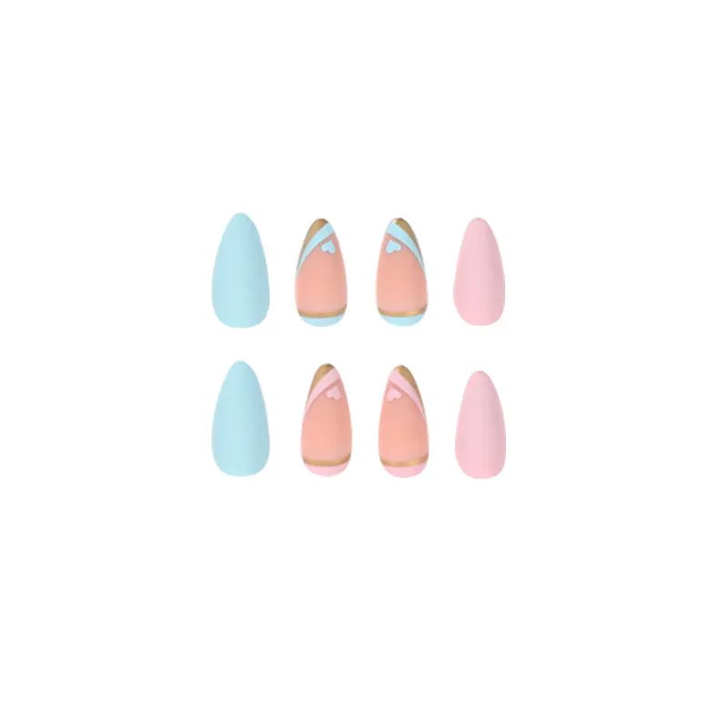 Almond macaron pink mint matte