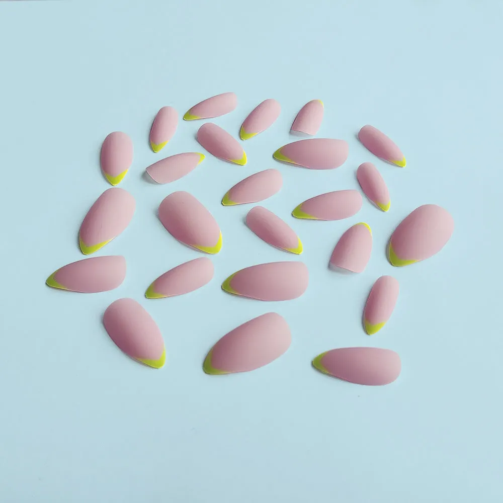 Almond pink french matte