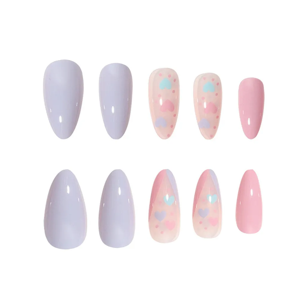 Almond Taro purple pink love