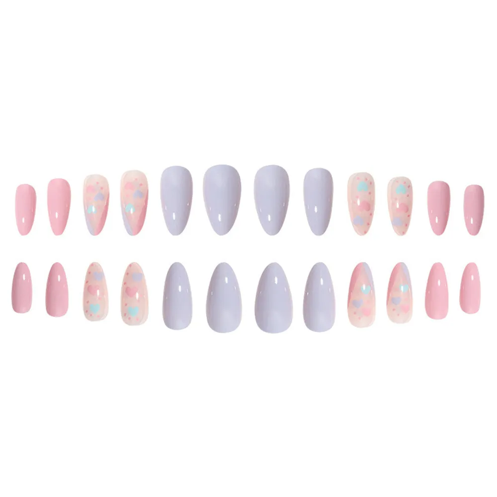 Almond Taro purple pink love