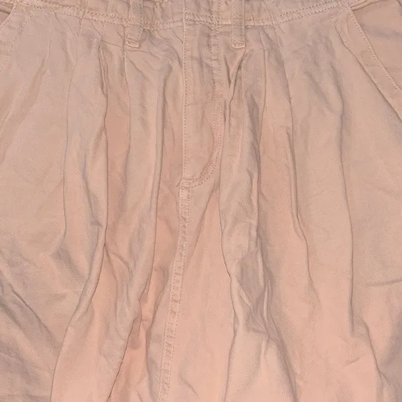 Anthropologie Pilcro Slouchy Trouser Maxi Skirt in pink size 12