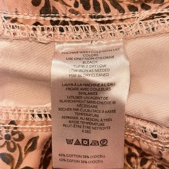 Anthropologie Pilcro Slouchy Trouser Maxi Skirt in pink size 12