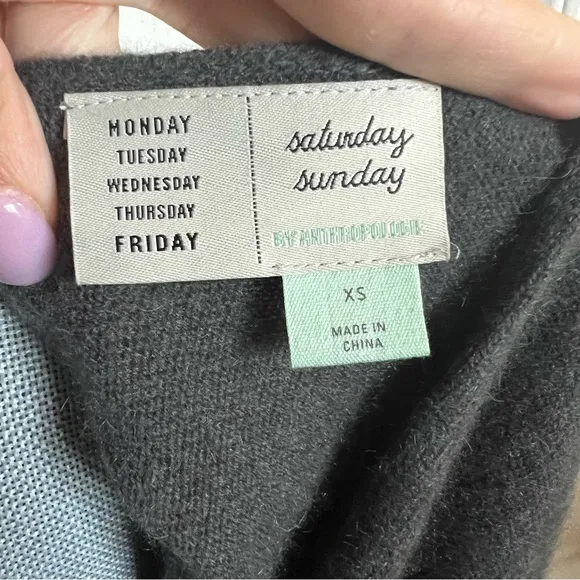 Anthropologie Reese Cashmere Tunic Sweater.