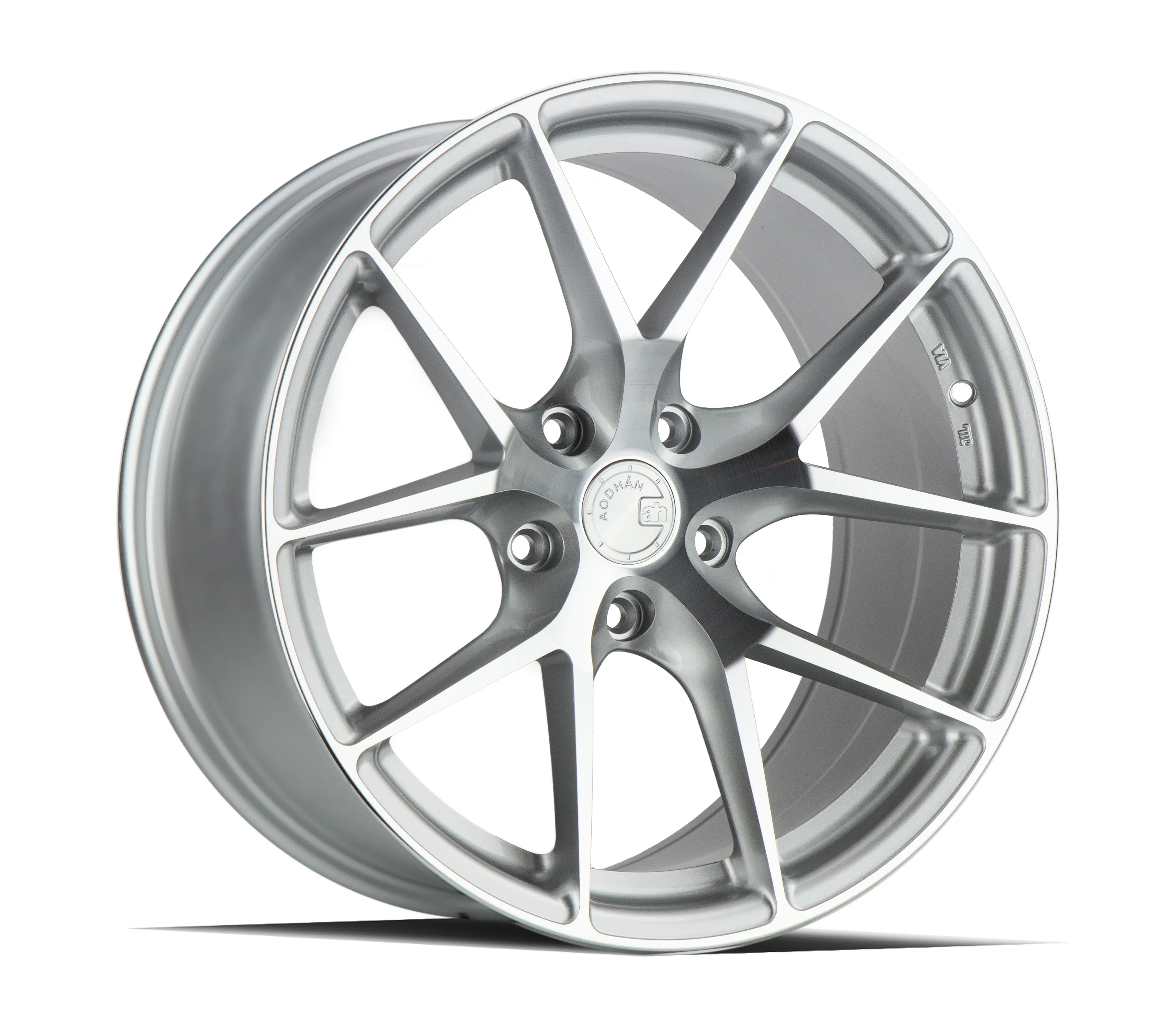 Aodhan LS007 18x8.0 5X100  35 Silver Machined Face