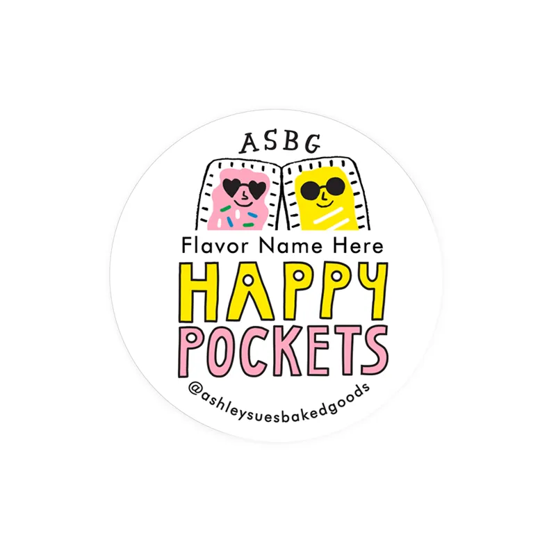 Ashley Sue Baked Goods Happy Pockets Logo