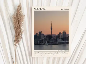 Auckland Minimal Wall Art, New Zealand