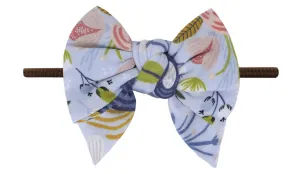 Baby Bling Spring Fling / Brown Printed DEB Skinny Headband