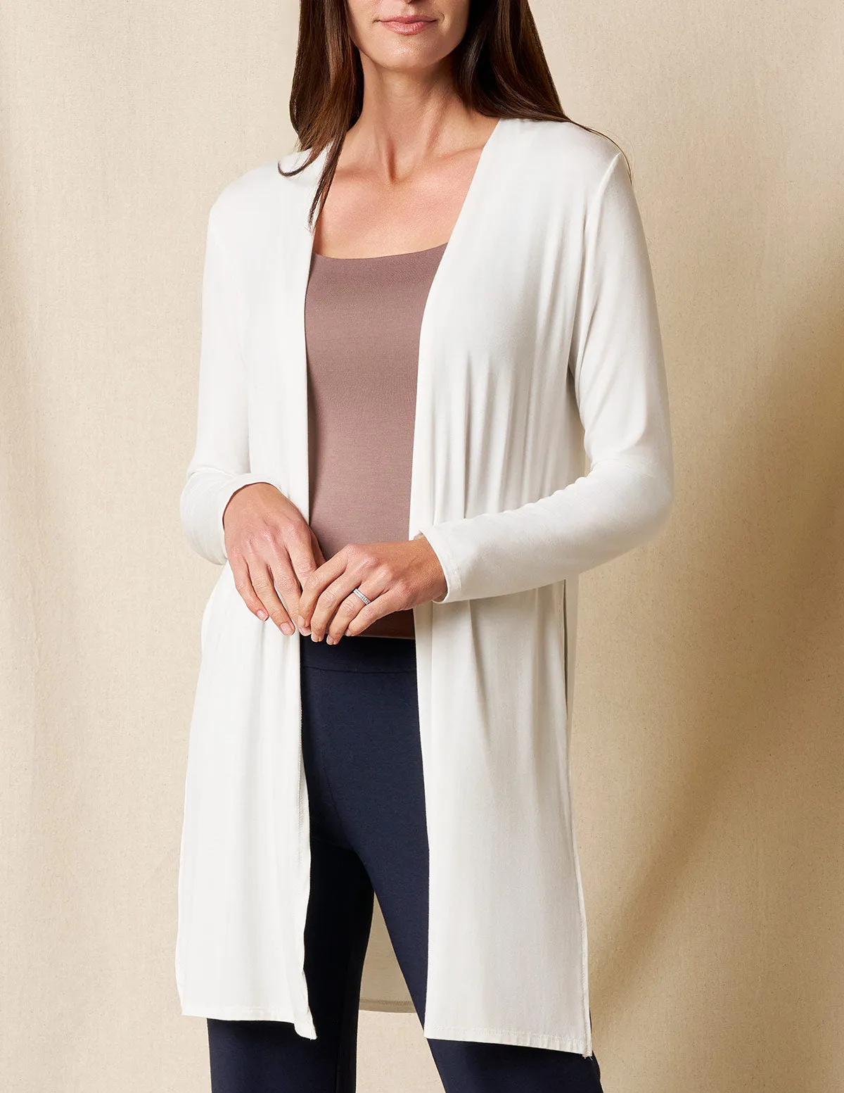 Bamboo Yoga Wrap - Soft White