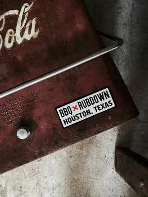 BBQ RUBDOWN Banner Logo Magnet