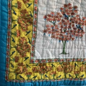Beautiful Quilt-Blackbird and Tree-Large-