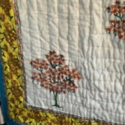 Beautiful Quilt-Blackbird and Tree-Large-