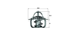 Behr-Mahle Thermostat For/Maz/Ope (Tx183D)