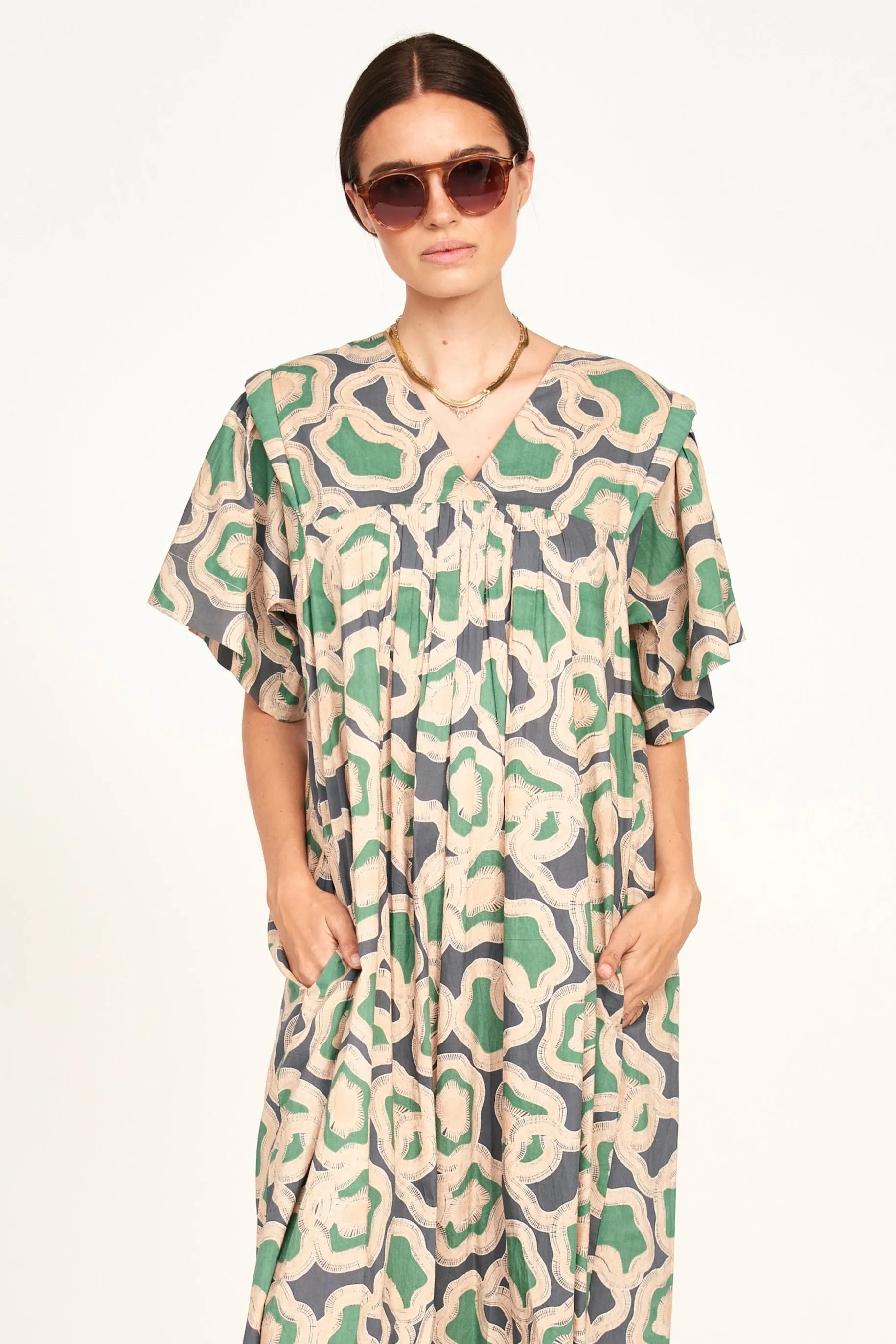 Belem Caftan in Marine Puddles