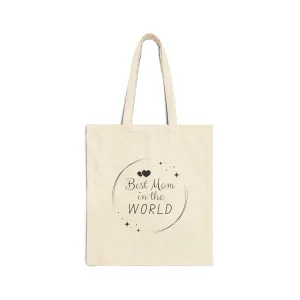 Best Mom in the World Canvas Tote Bag