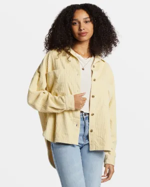 Billabong Stoked On You Oversized Long Sleeve Shirt
