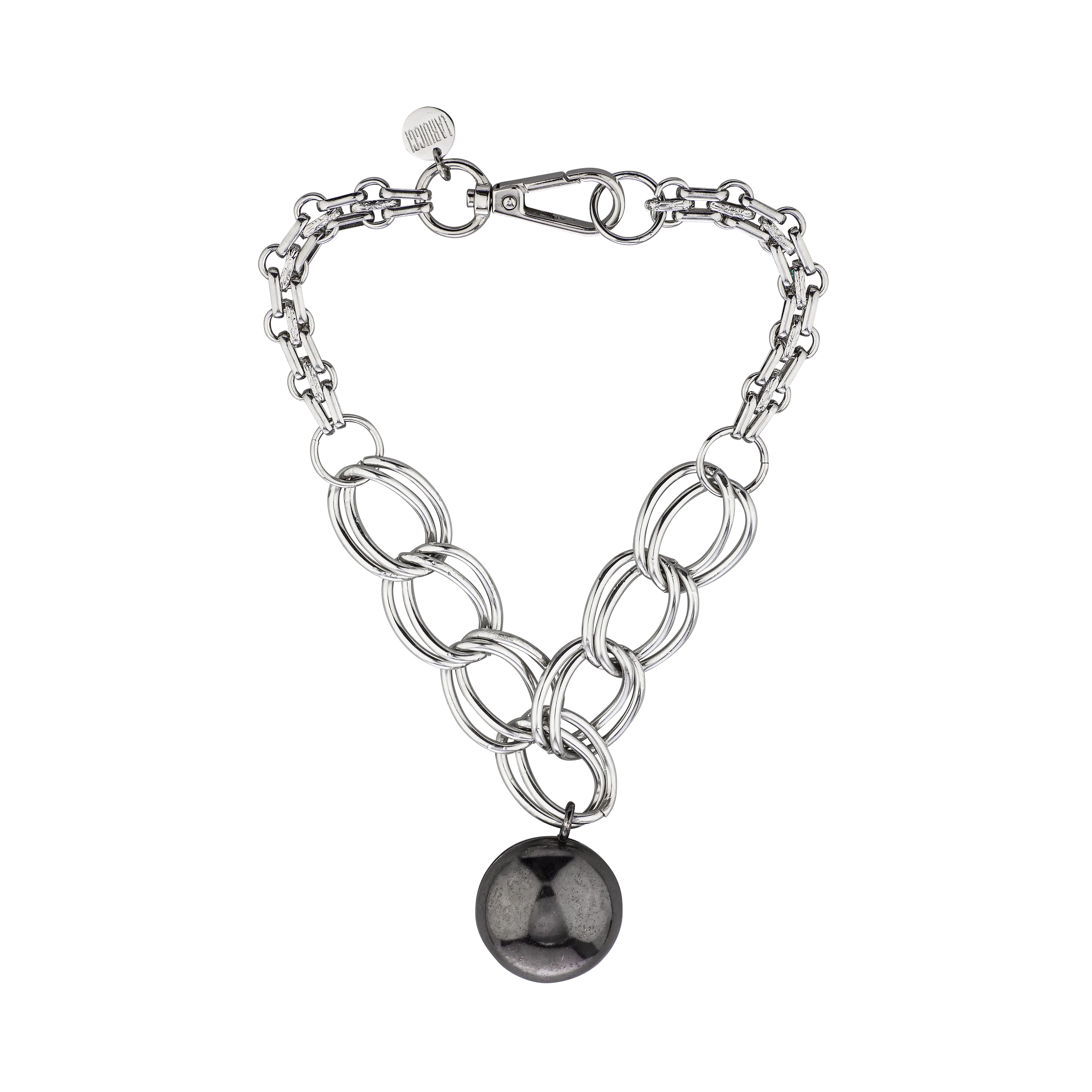 BLACK GOBLET NECKLACE