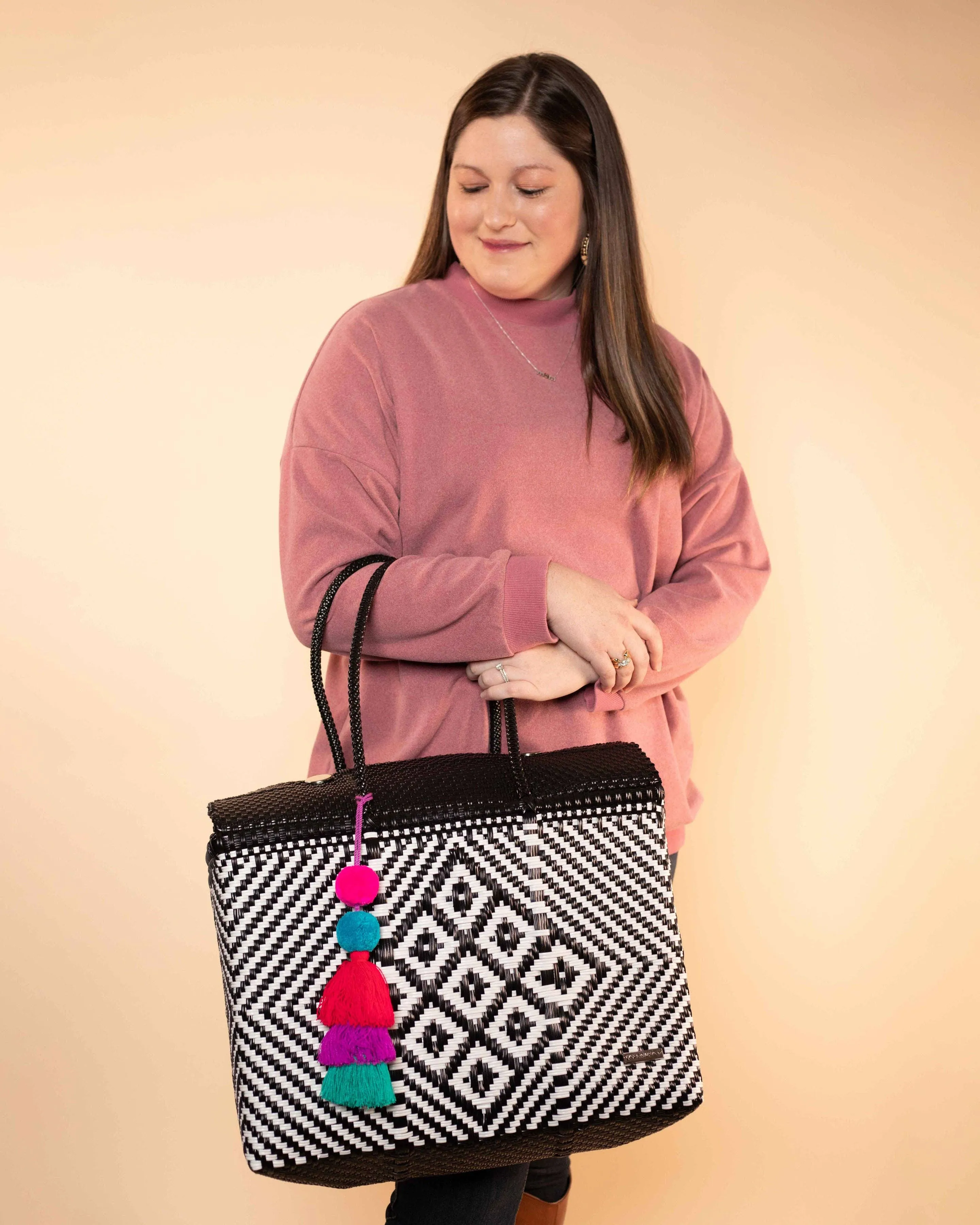Black Kaleidoscope Overnight Duffle