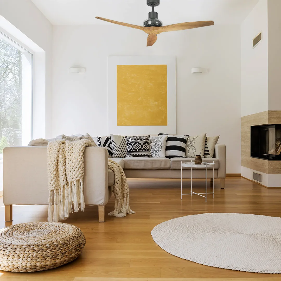 Black Star Propeller Indoor Outdoor Ceiling Fan