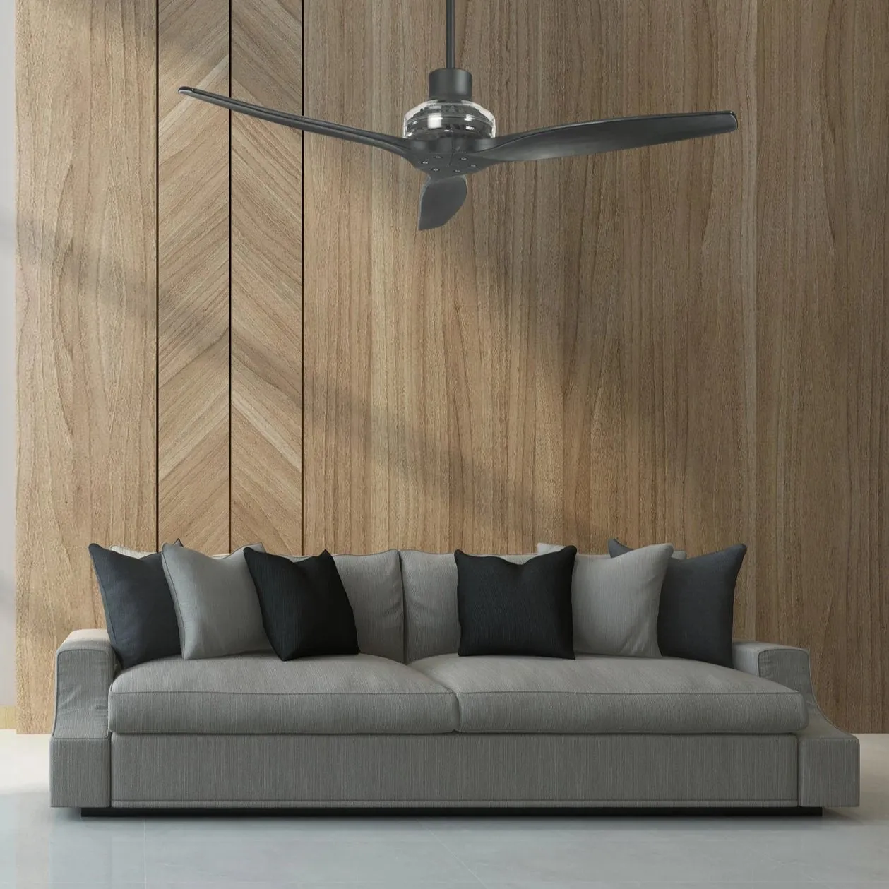 Black Star Propeller Indoor Outdoor Ceiling Fan