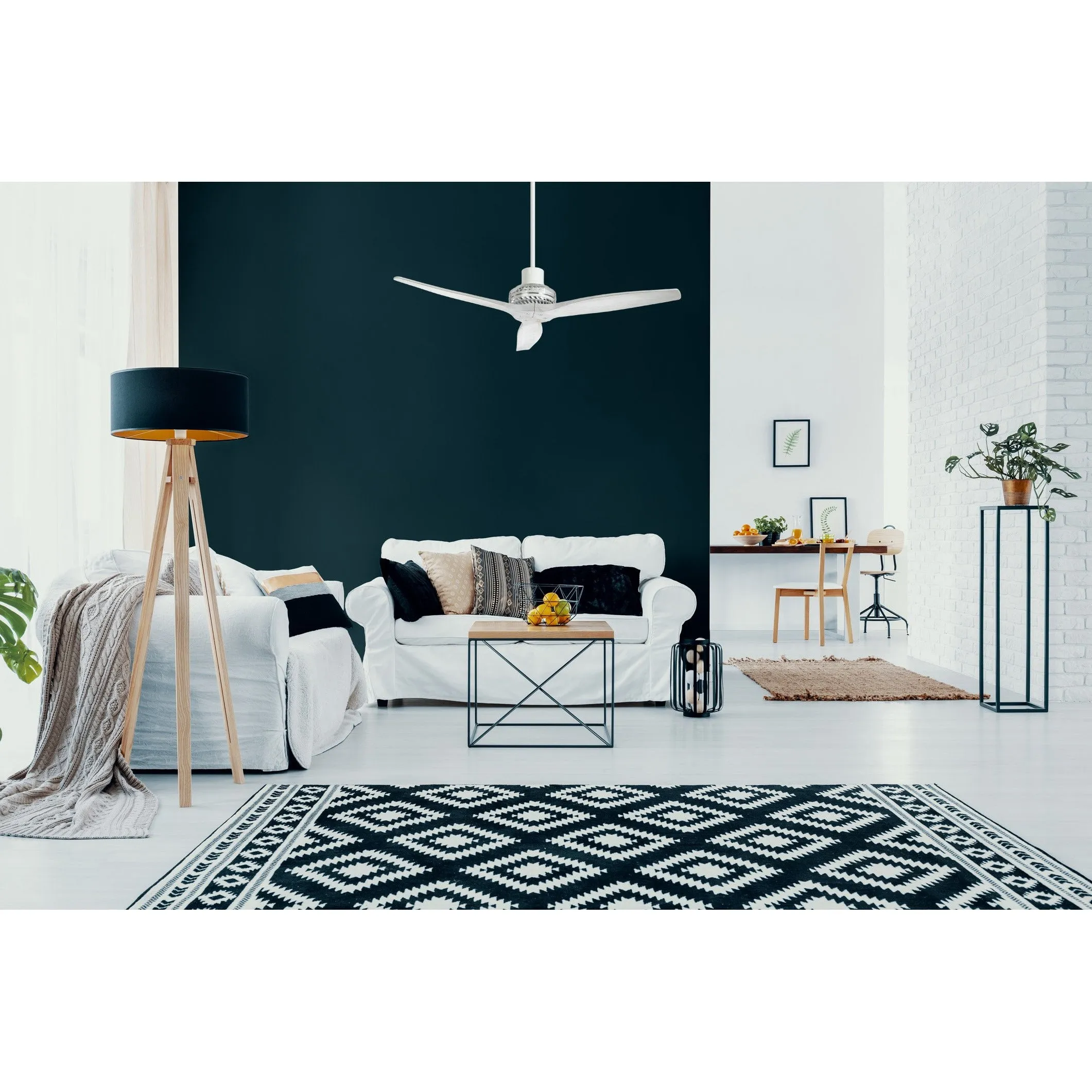 Black Star Propeller Indoor Outdoor Ceiling Fan