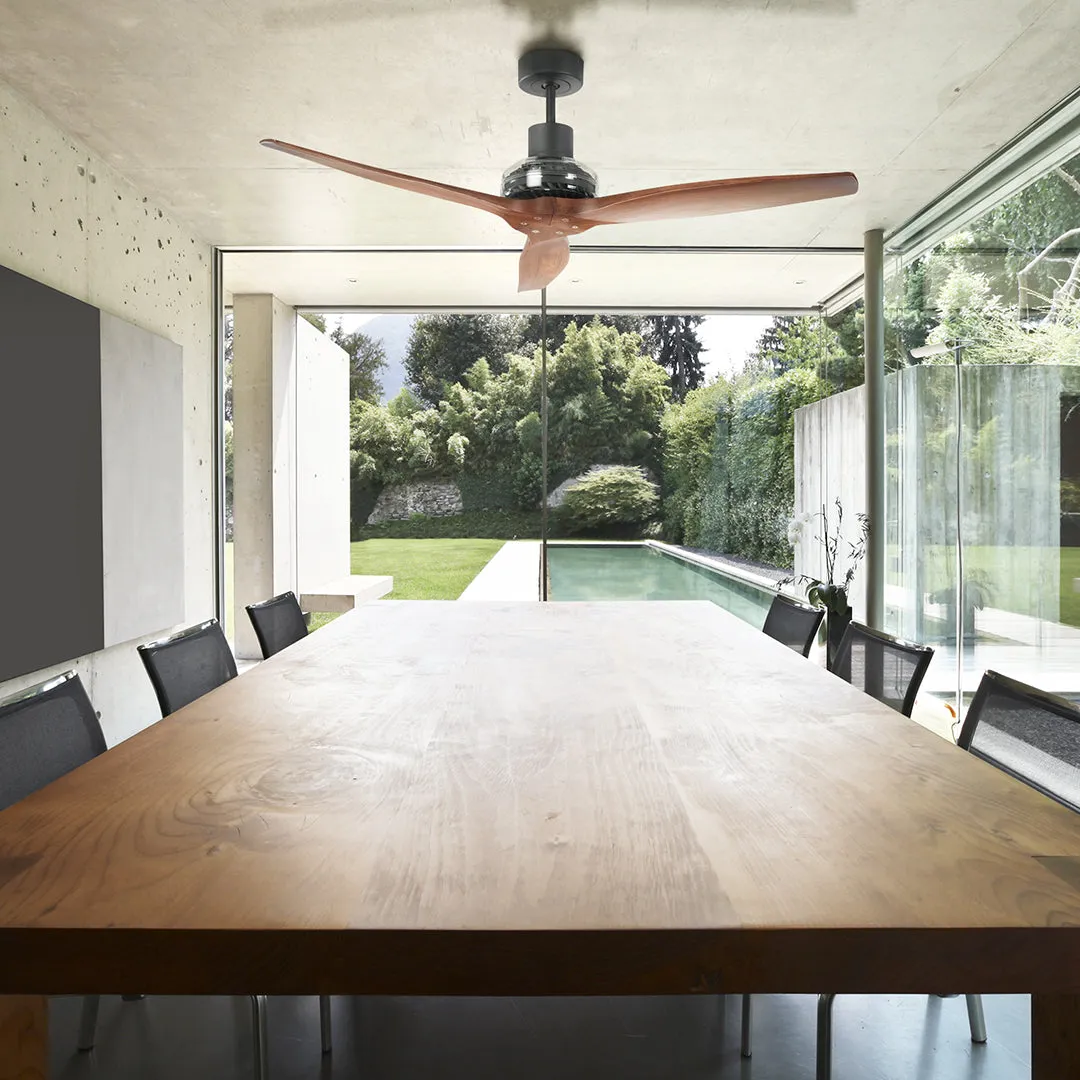 Black Star Propeller Indoor Outdoor Ceiling Fan