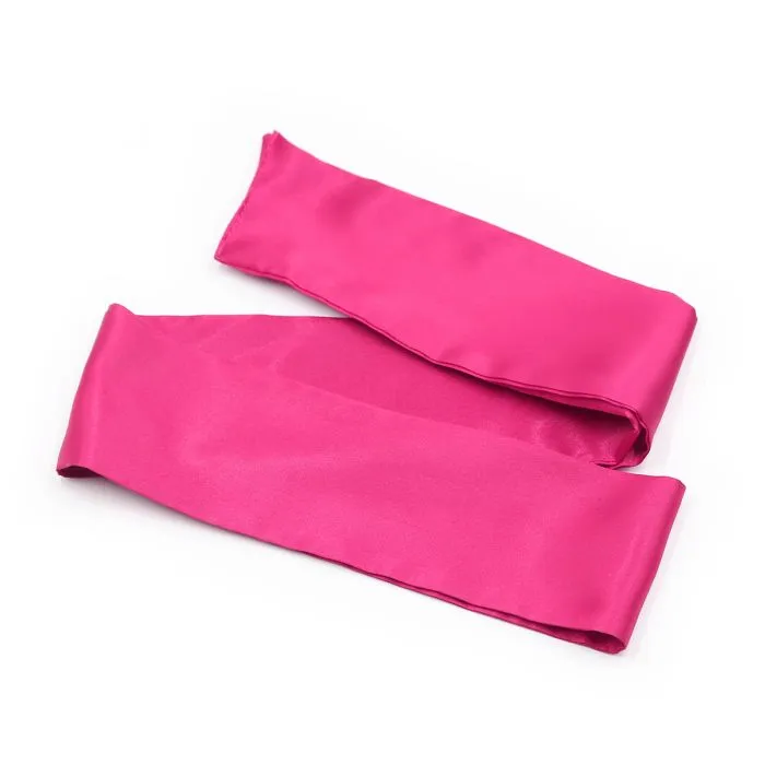Blinddoek Van Roze Satijn