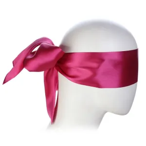 Blinddoek Van Roze Satijn