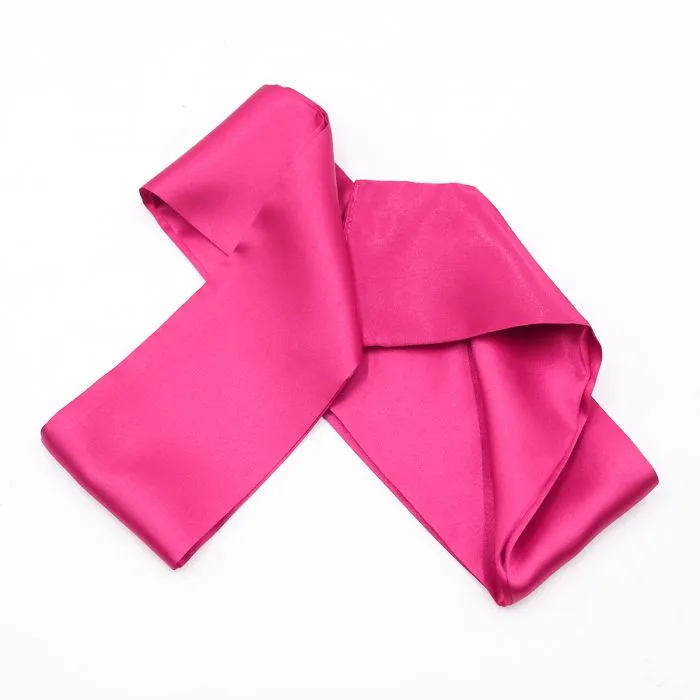 Blinddoek Van Roze Satijn
