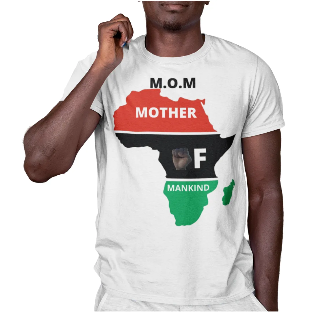 Blue Cavalz Unisex Printed Map of Africa T shirt
