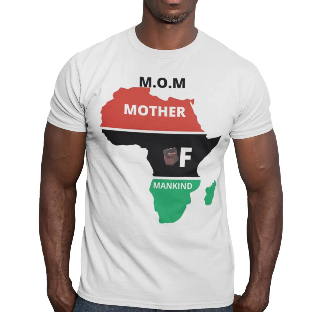 Blue Cavalz Unisex Printed Map of Africa T shirt