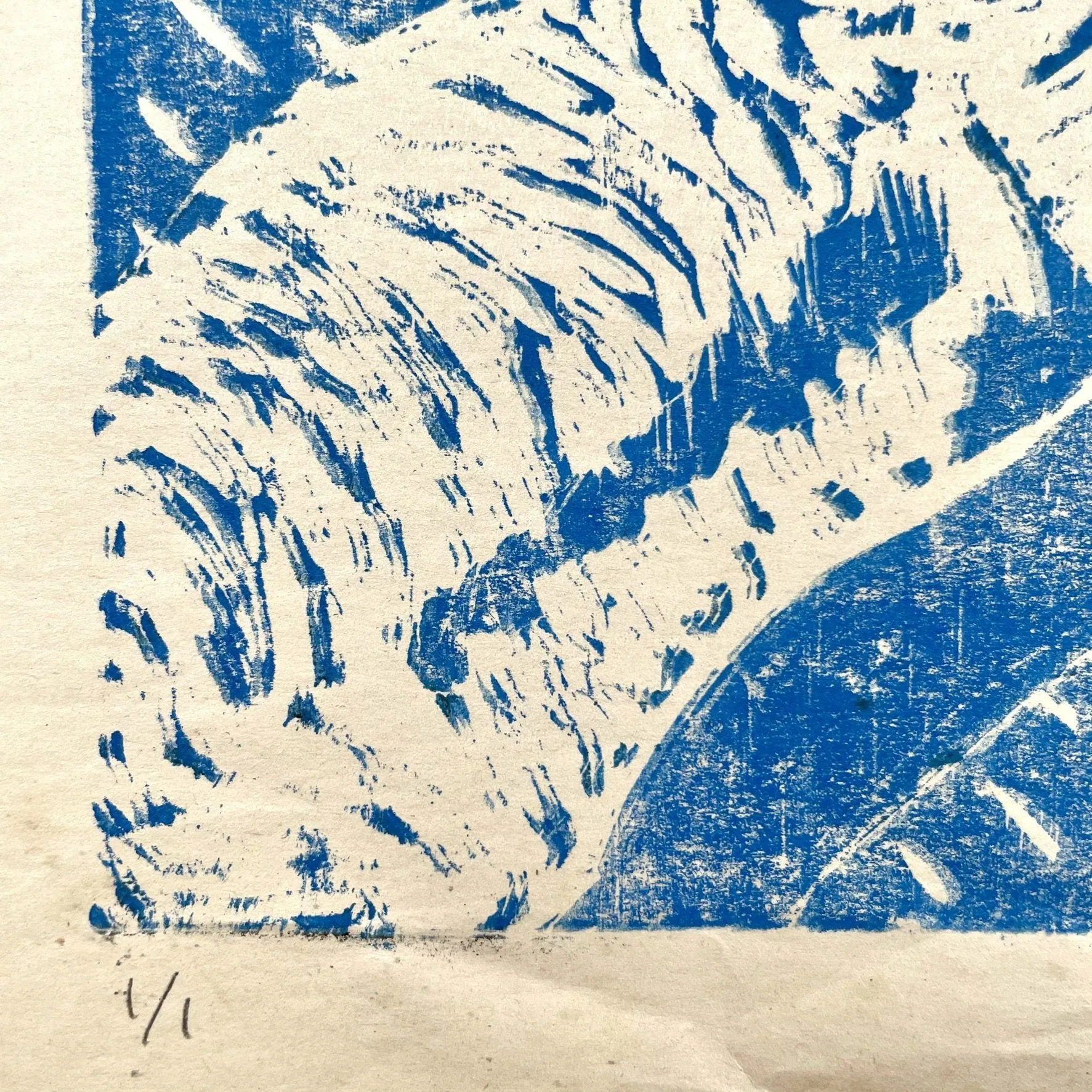 Blue Hand Rain