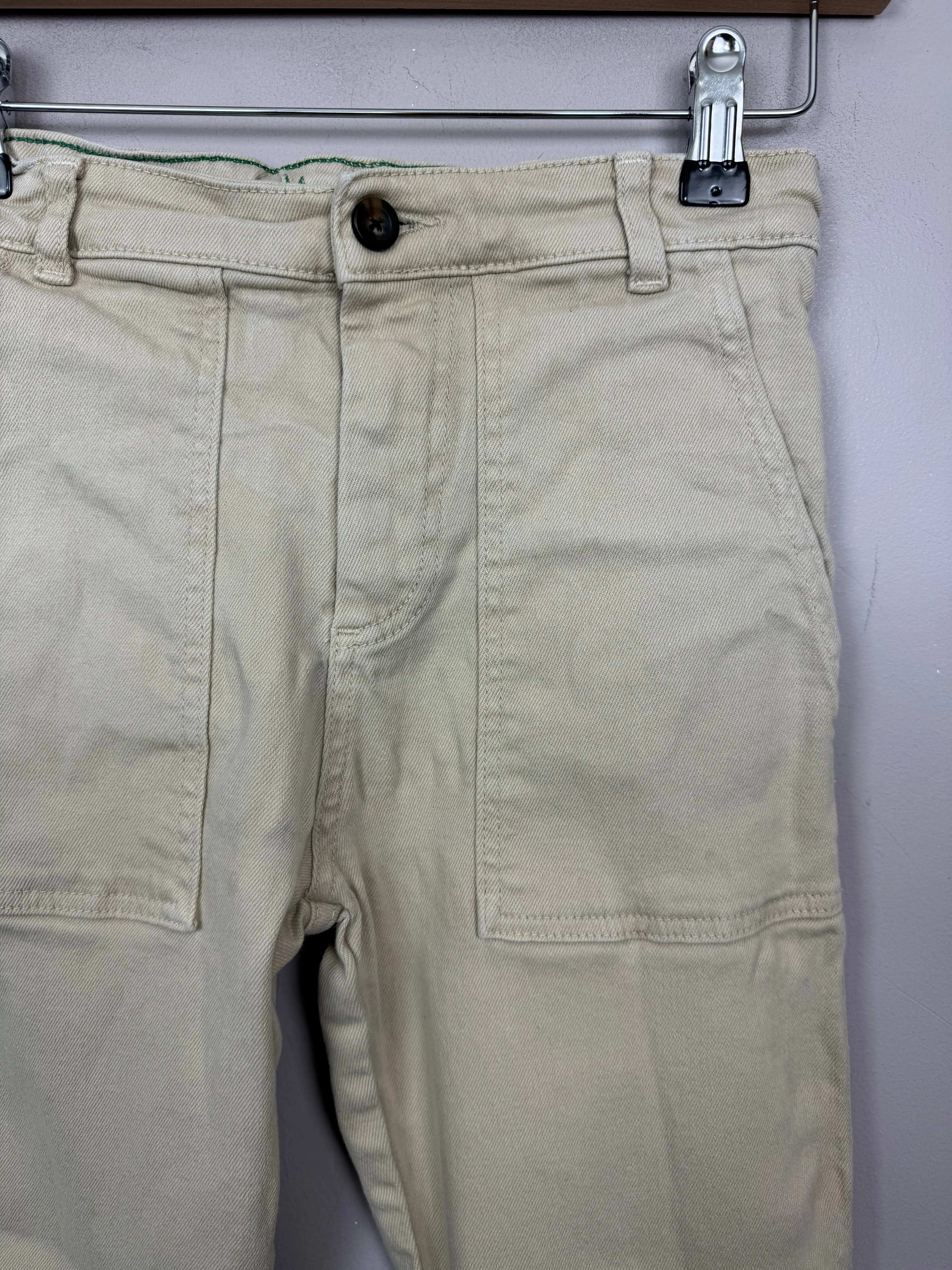 Boden Cream Jeans 11y