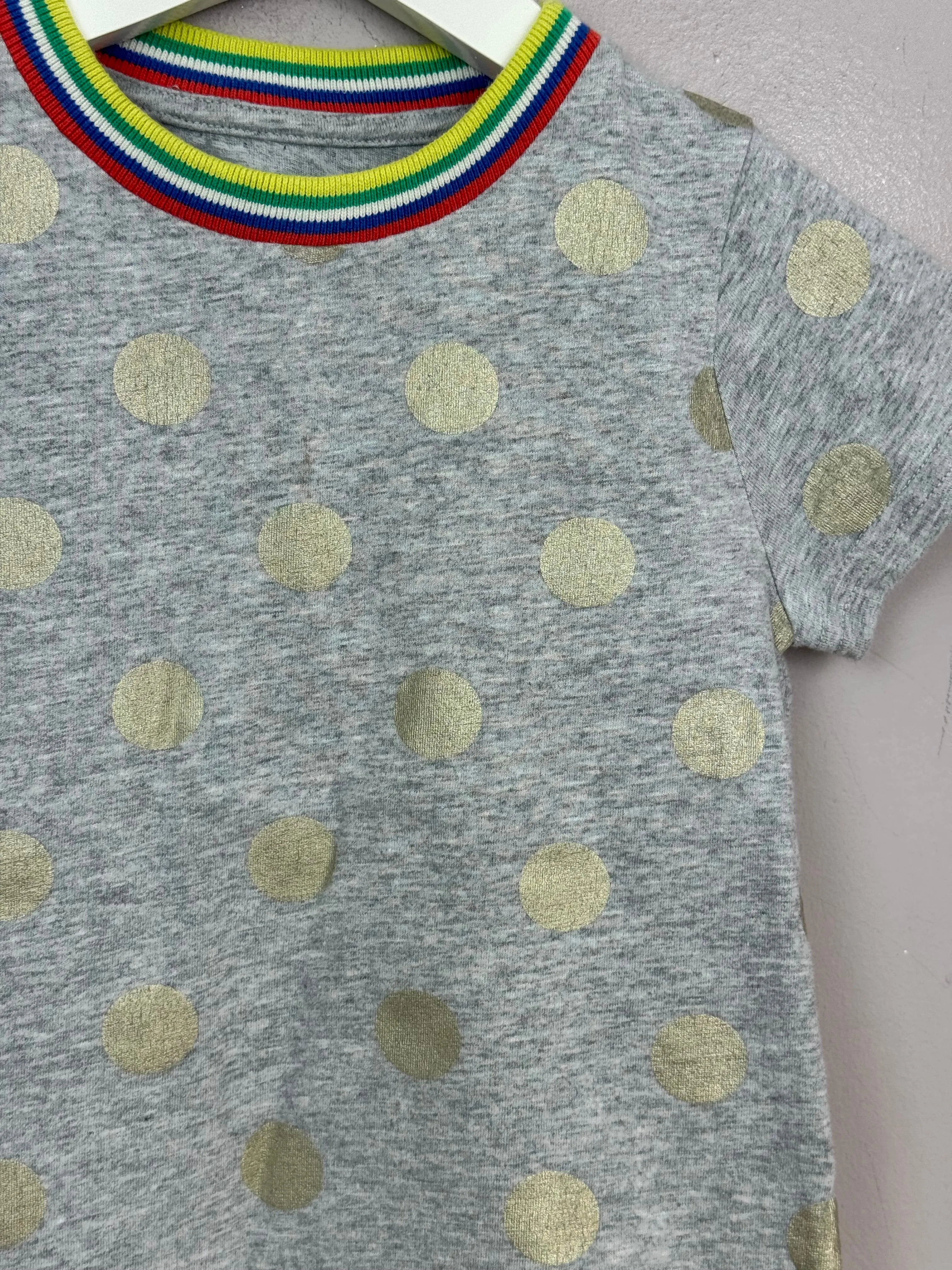 Boden grey spot t-shirt 3-4y