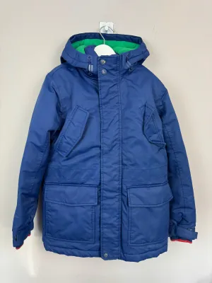 Boden Navy Waterproof Coat 9-10y