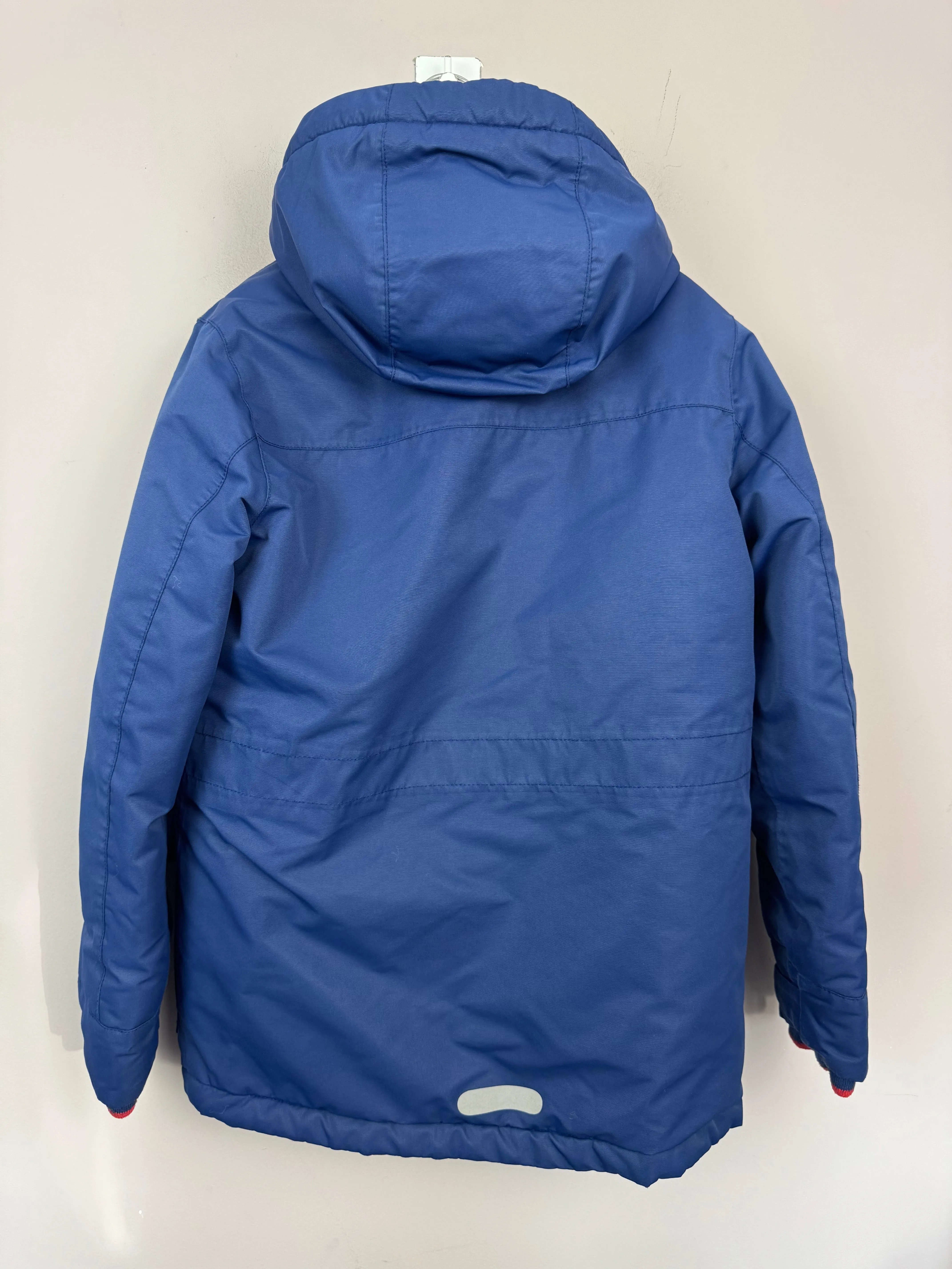 Boden Navy Waterproof Coat 9-10y