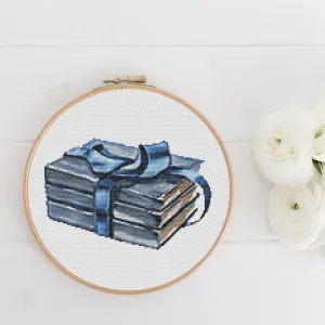 Books Cross Stitch Pattern #796