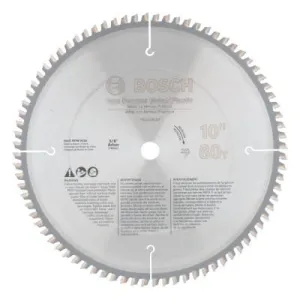 Bosch Tool Corporation Professional Series Metal Cutting Circular Saw Blades/Non-Ferrous Metal, 10", PRO1080NFB