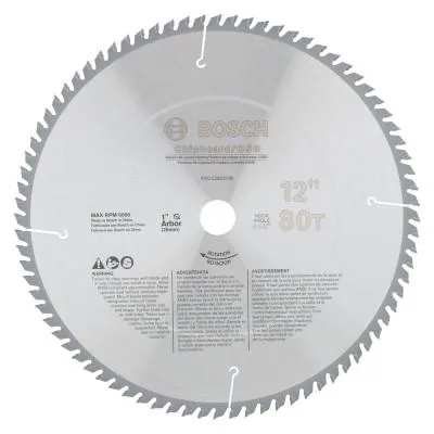Bosch Tool Corporation Professional Series Metal Cutting Circular Saw Blades/Non-Ferrous Metal, 12", PRO1280NFB