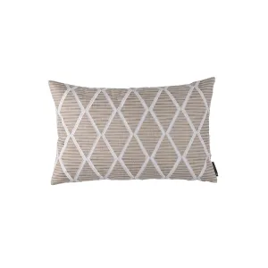 Brook Sm. Rect. Pillow Natural White Dk Natural 14X22