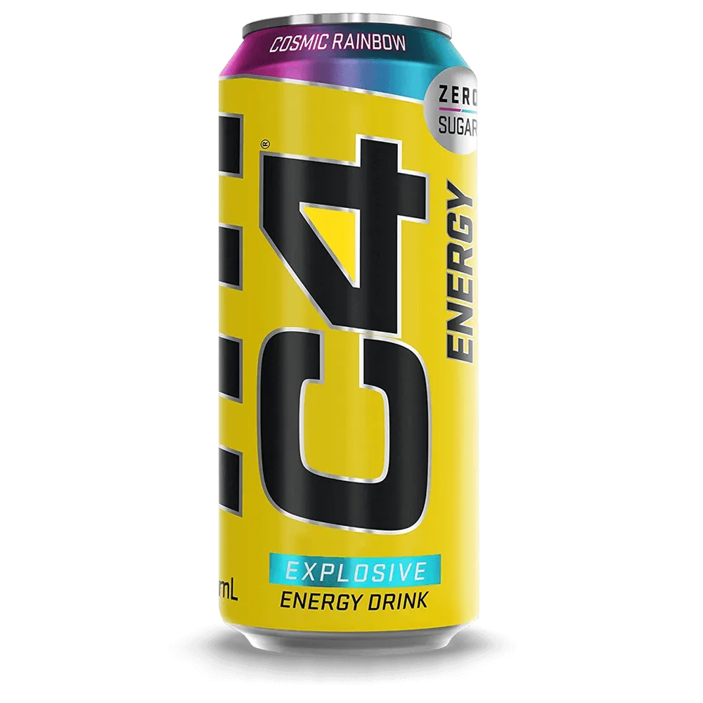 C4 Energy Carbonated Cosmic Rainbow - 12x500ml.